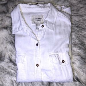 Forever 21 , White polo sleeve